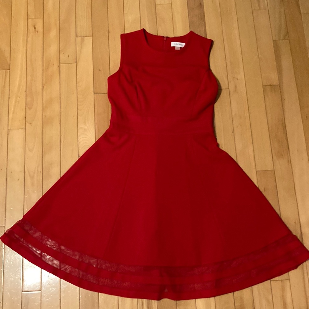 Calvin Klein Women’s Red Dress
